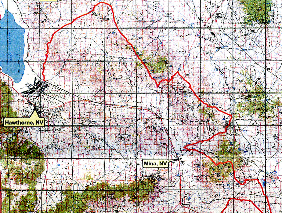 Nevada Vegas to Reno OHV 2009 Race Route