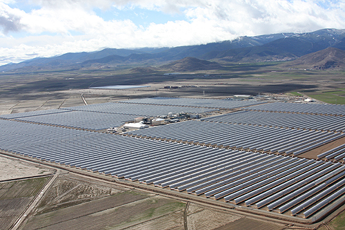 solar power plant spain. solar thermal power plant