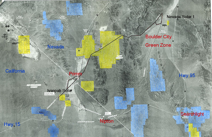 las vegas nevada on map. ^Map showing the proposed